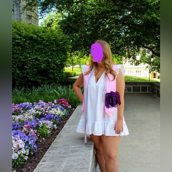 White Cotton Candy LA Romper Dress - Picture 1 of 6